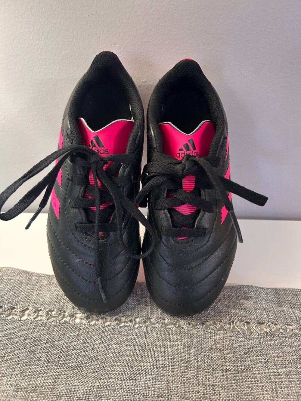 Adidas Goletto VIII FG J Soccer Cleats GX6907, Size 11.5 Kids - Preowned